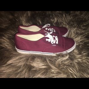 Maroon Vans